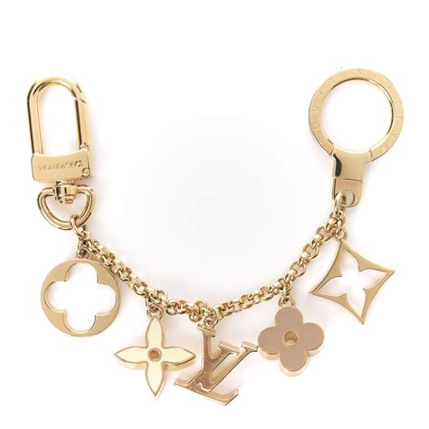 replica of louis vuitton fleur de monogram chain charm|Fleur de Monogram Bag Charm S00 .